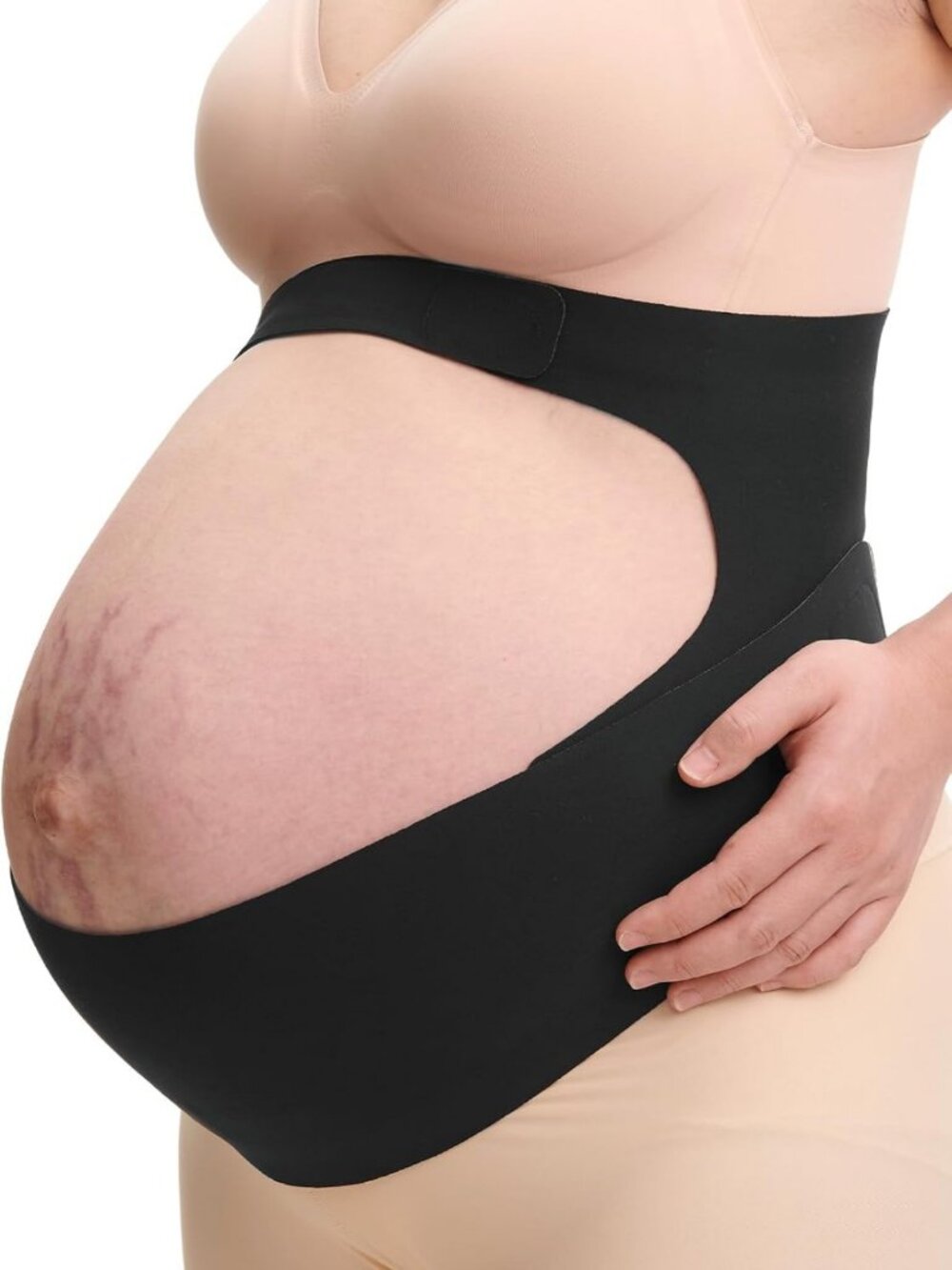 Cozy 3D Ergonomic Maternity Belly Band for Pregnancy Support & Comfort